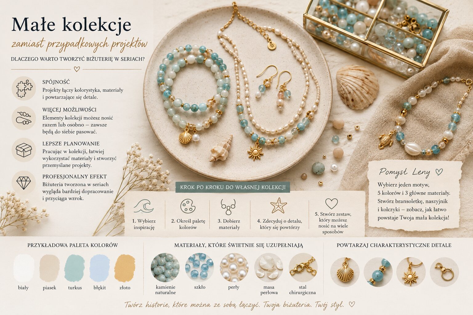 małe kolekcje biżuterii